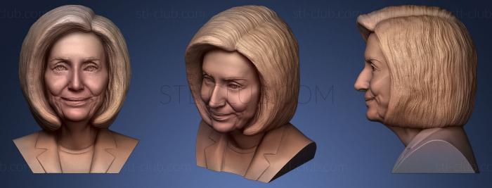 3D model Nancy Pelosi (STL)